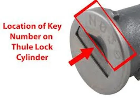 1 x Thule Roof Rack Key Ski Rack Key "N" Series Replacement -N001 To N200