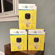 myQ Indoor Camera Gen 2 2K Video Night Vision Wi-Fi Indoor Camera 3 Pack