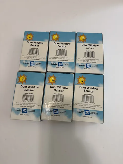 Lot of 6 X10 Powerhouse DS10A Door Window Sensors New Open Box
