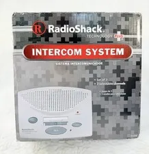 RadioShack Technology Plus Intercom System Set of 3 Model 43-3105 Open Box