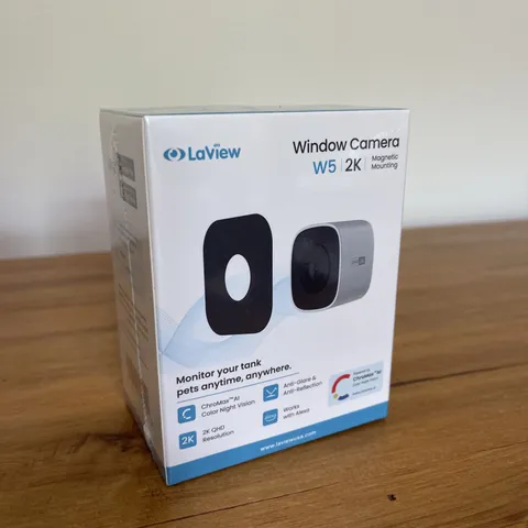 NIB LaView Window Camera W5 2K QHD AI Night Vision Aquarium Magnetic Mount