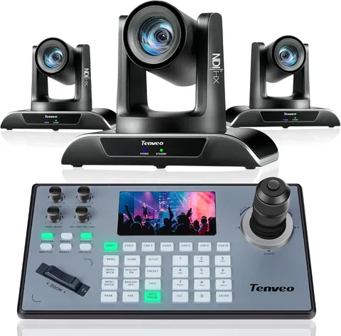 PTZ Camera and Controller Bundle/Kits - 20X NDI AI Auto-Tracking PTZ Camera(3Pcs