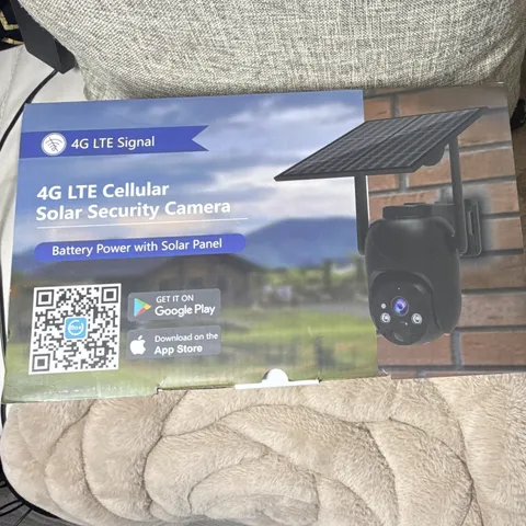 4G LTE Solar Battery Outdoor PTZ 2K Security Cameras 2-Pack, Two-Way Audio