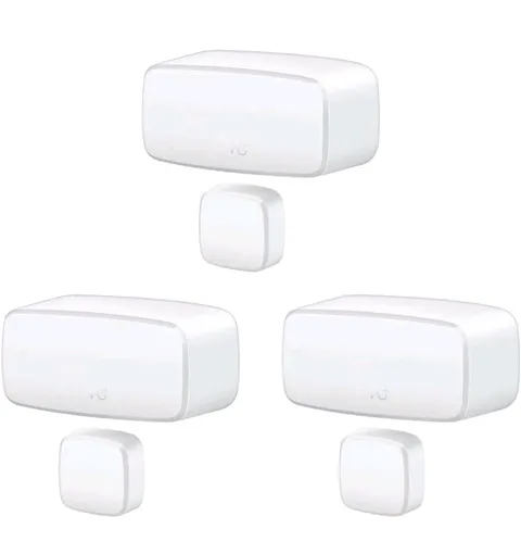 New Sealed Matter Eve Door & Window Wireless Contact Sensor - 3 Pack White 