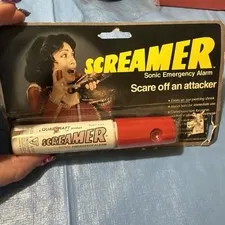 NEW NOS Screamer Sonic Emergency Alarm Vintage Attacker Deterrent Sealed (051)