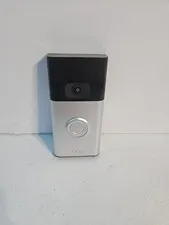 Ring 2nd Generation 5UM5E5 Silver Night Vision 2-Way Talk Untested NO MOUNT