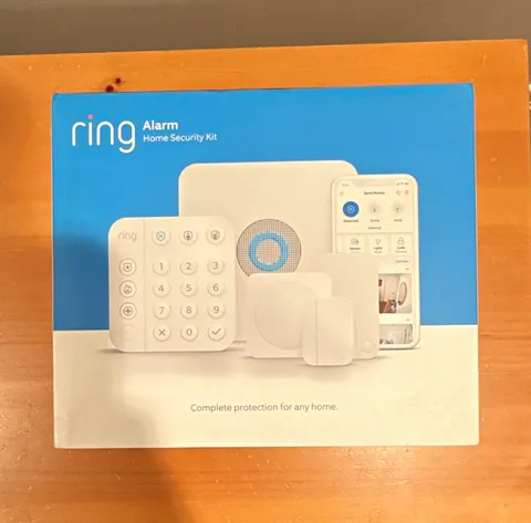 Ring Alarm Home Security Kit 5-Piece with Power Backup, Wi-Fi, Alexa, White