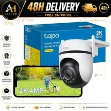 TP-Link Tapo C520WS 2K Outdoor Pan Tilt Wi-Fi Security Camera