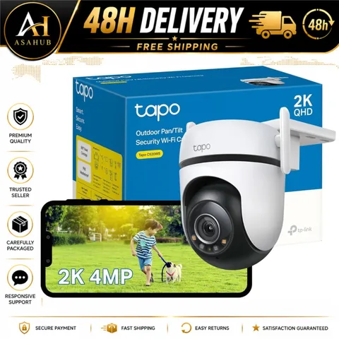 TP-Link Tapo C520WS 2K Outdoor Pan Tilt Wi-Fi Security Camera