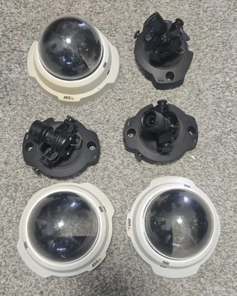 Lot of 3 AXIS M3203 Fixed Dome Network Camera 0336-001-01 -tested working