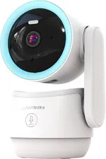 Indoor PTZ Security Camera, 2K 3MP Pan-Tilt with Privacy Mode, No Subscription,