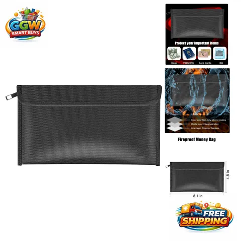 Ultimate Fireproof & Waterproof Money Bag: Essential Protection for Valuables