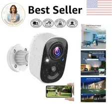 AI Surveillance Camera - 2K Clarity & Effortless Installation for Home Safety