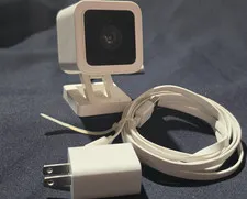 Wyze Cam v3 1080p HD Indoor Outdoor Security Camera w/ Power Adapter & Cable