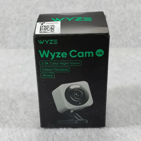 Cam V4 Wi-Fi 2.5K QHD Indoor/Outdoor Plug-In Smart Home Security Camera, Color N