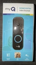 NEW myQ Home Entry Video Doorbell MYQ-D49TXXB 2K Camera Smart Doorbell