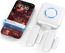 Door Chime, Smart Wifi Door Sensor Chime Window Sensor Alarm | Free Phone App No