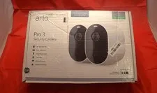 Arlo Pro 3 Wireless 2 Camera System 2K HDR 2 Way Audio Indoor/Outdoor - White