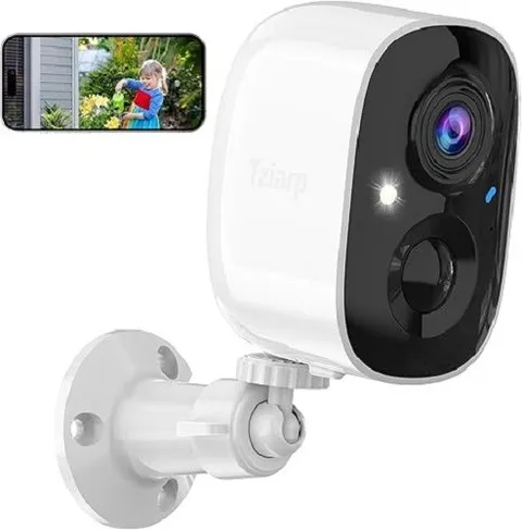Camara De Seguridad Inalambrica Với Bateria Y Vision Nocturna A Color Pro