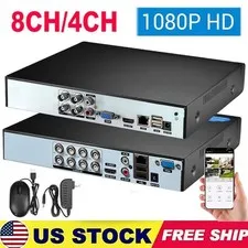 8CH 4CH Channel H.265 1080P HD DVR for Outdoor Home Security Camera System CCTV