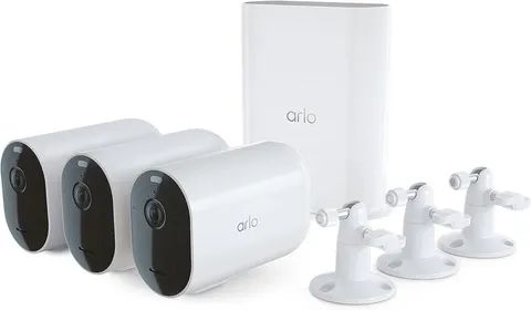 Arlo Pro XL White 2K HDR 5th Gen Security Camera - 3 Pack (Open Box)