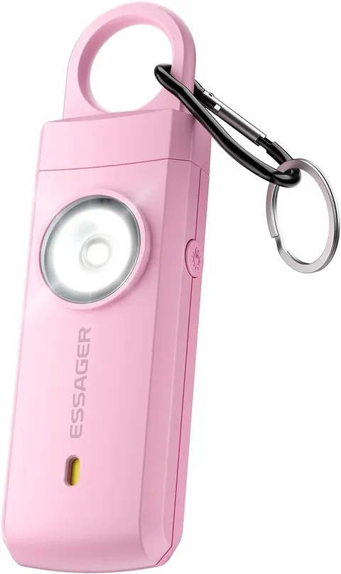 Personal Safety Alarm for Women, 130 Db Self Defense Siren, Rechargeable & Porta