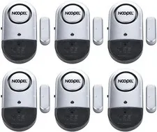 Door Alarms for Kids Safety, 6 Pack 120Db Pool Alarm Sensor for Doors and Window