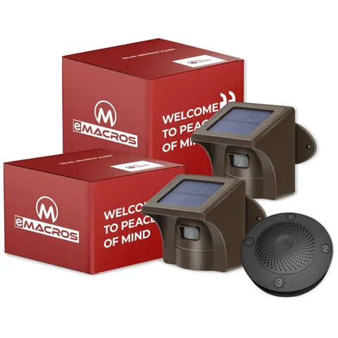 Wireless Outdoor Motion Detector - Solar Powered