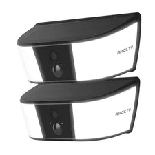 4MP Solar Security Camera Outdoor Wireless WiFi Wall Light 2-Way Audio Camera IR