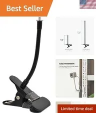 Weather-Resistant Gooseneck Camera Clip Mount - Easy Installation & Secure Fit
