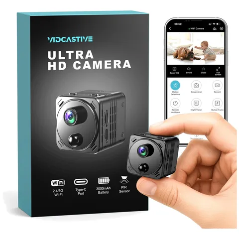WiFi Mini Camera with Night Vision & Cloud Storage