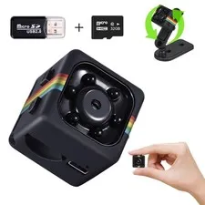 Mini Camera Wireless, 1080P No WiFi Security Camera, Small Cameras with 32GB ...