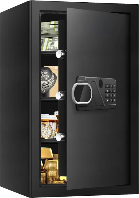 5.1 Cuft Large Home Safe Fireproof Waterproof Anti-Theft Fireproof Safe Box W/