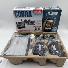 COBRA 4 Channel Wireless Surveillance System Brand New Open Box Free Shipping