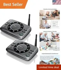 Hands-Free Intercoms Wireless for Home Business, Upgrade Two Way Audio Interc...