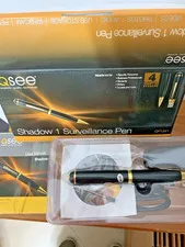 Vintage Shadow One Survelliance Pen, 4 GIG Storage, In Box Never Used.