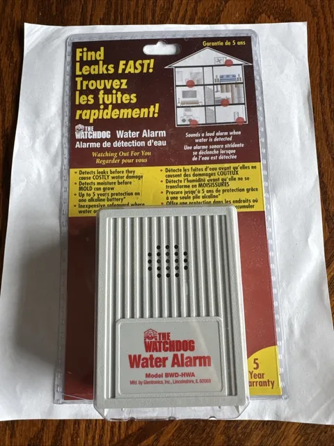 Glentronics BWD-HWA Watchdog Water Alarm - White