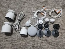 Nest Cam Bundle G3AL9 A0005 NC2100ES + Nest Speaker H2C – Tested – Lot of 7