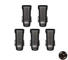 Kenwood J29-0700-13 Genuine Belt Clips (5-Pack) for Demitos UBZ-LS20 LP20 LK20