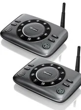 Wuloo Upgrade Two Way Audio Hands-Free Intercoms Full Duplex Room to Room 2-Pack