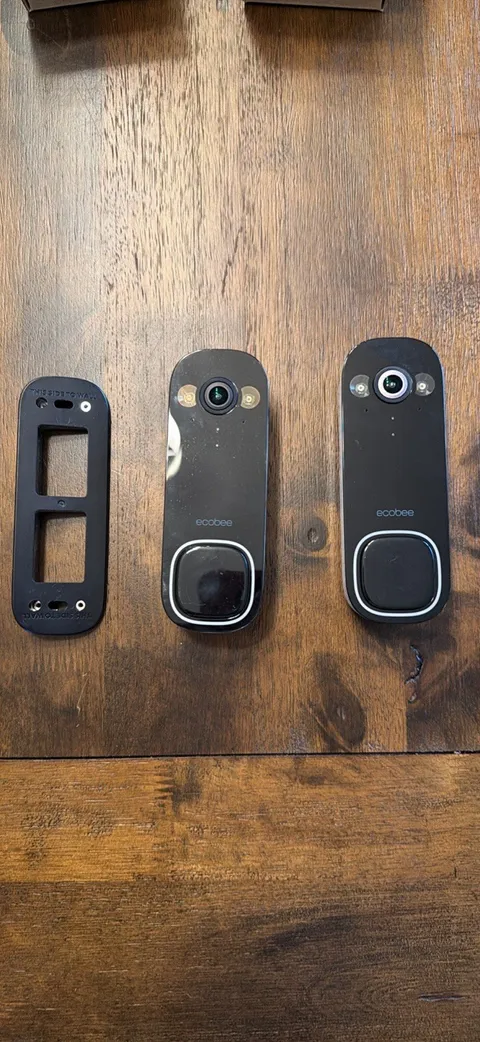 2 Ecobee Smart Video Doorbells Camera Wired HD with Night Vision and 2-Way Talk