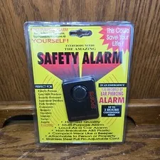 Safety Alarm Up To 2 Hours Continuous Siren 130 db Ear Piercing NEW!