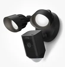 Ring Floodlight Cam Wired Plus Outdoor Full HD Surveillance Camera - Black New