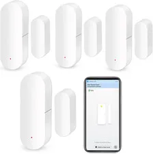 Wifi Door Window Sensor: Smart Contact Sensor with App Alerts, Door Open Detecto