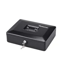 Heavy Duty Cash Box with Key Lock Security Cash Safe for Business Home Use