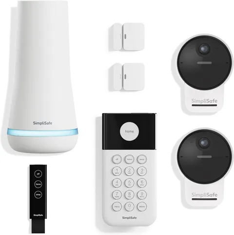 7-Piece Wireless Outdoor Security Camera System - 24/7 Monitoring, Alexa & Googl