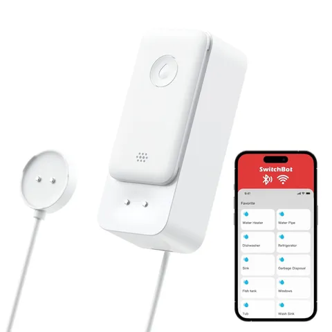 Smart Water Leak Detector 100dB Adjustable Alarm Water Sensor with Leak Alarm