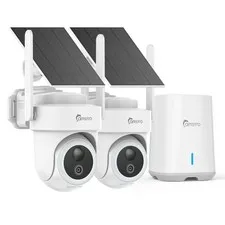Camstro 4K Wireless Solar Battery Powered Security Camera System Auto Tracking
