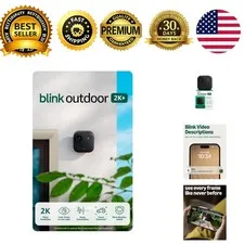Outdoor 2K Wireless Smart Security Camera 2K Video Enhanced Audio Two-Battery