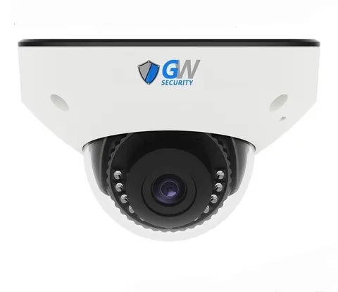 GW Security GW863301M 4K 8MP PoE Mini Dome IP Camera AI Face Detection Mic